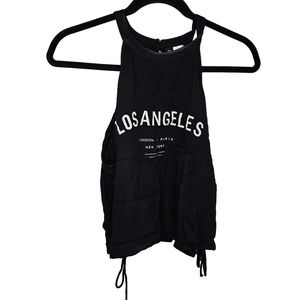 H&M Black Size 8 S/M Los Angeles Halter Top